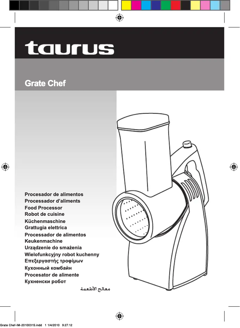Página nº 1 - Manual de usuario Taurus Grate Chef