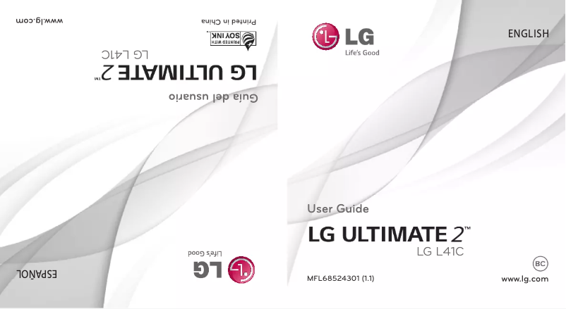 Página 1 del manual Manual de usuario LG Ultimate 2