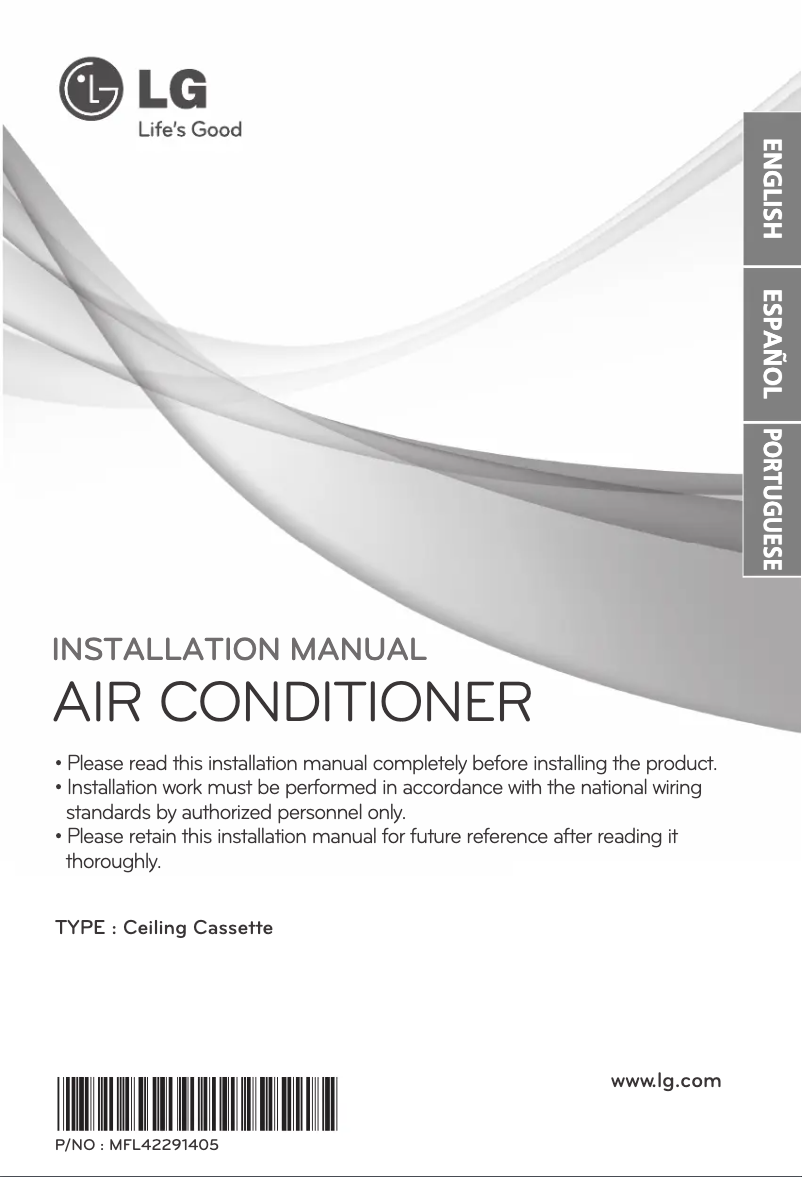 Imagen de la primera página del manual del dispositivo LTNC362NLE0