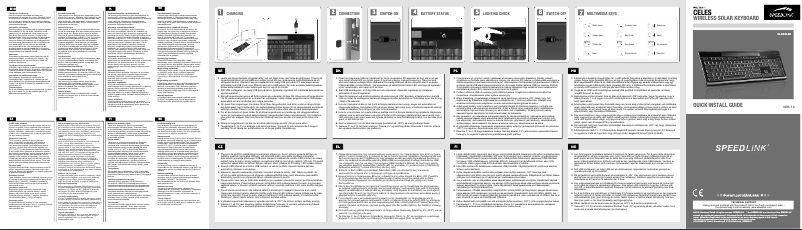 Imagen de la primera página del manual del dispositivo CELES