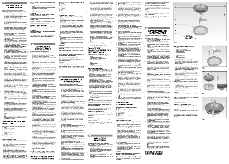 Imagen de la primera página del manual del dispositivo Scaldi 799