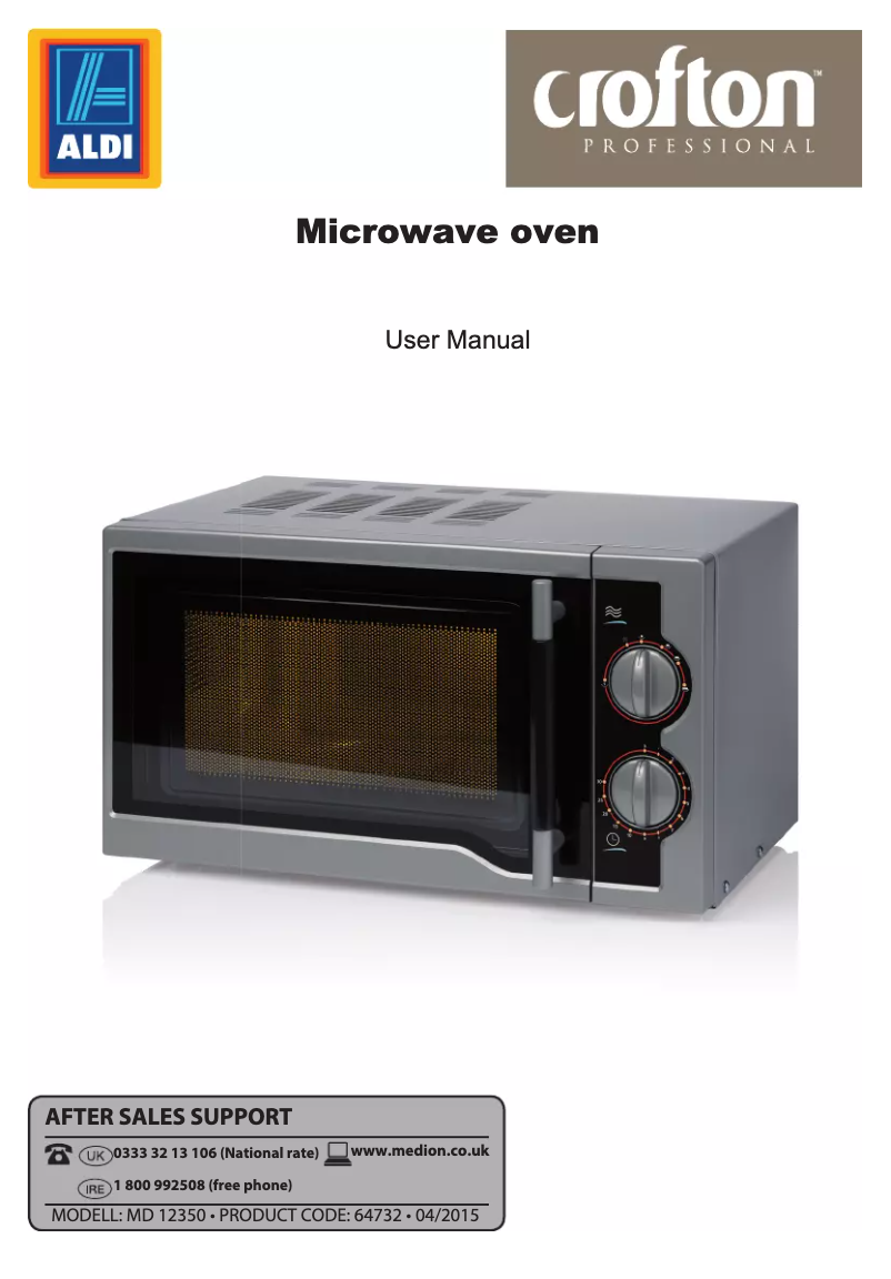 Imagen de la primera página del manual del dispositivo MD 12350