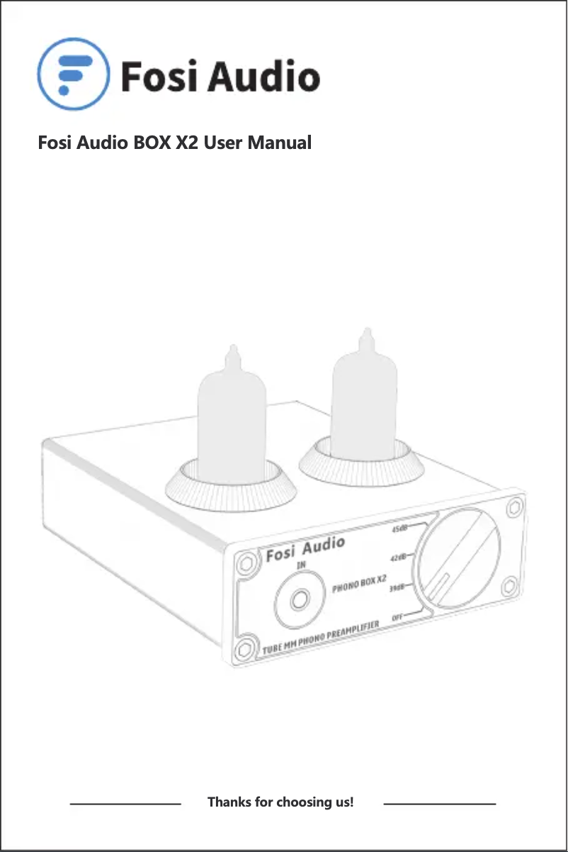 Imagen de la primera página del manual del dispositivo Box X2