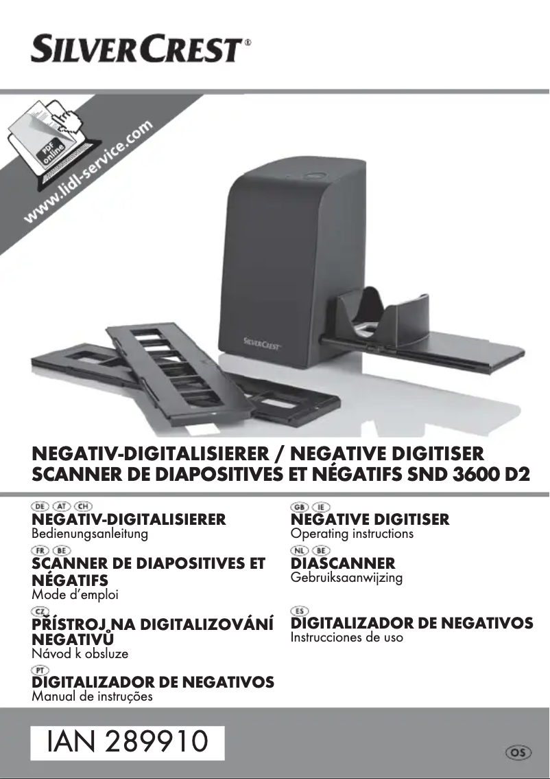 Imagen de la primera página del manual del dispositivo SND 3600 D2