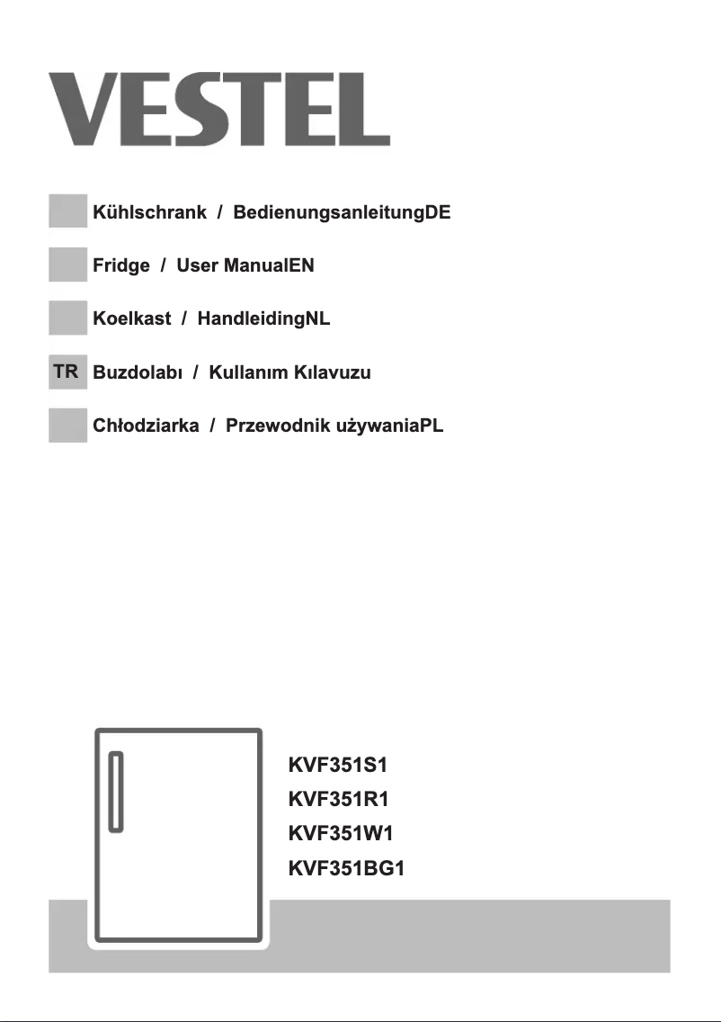 Imagen de la primera página del manual del dispositivo KVF351W1