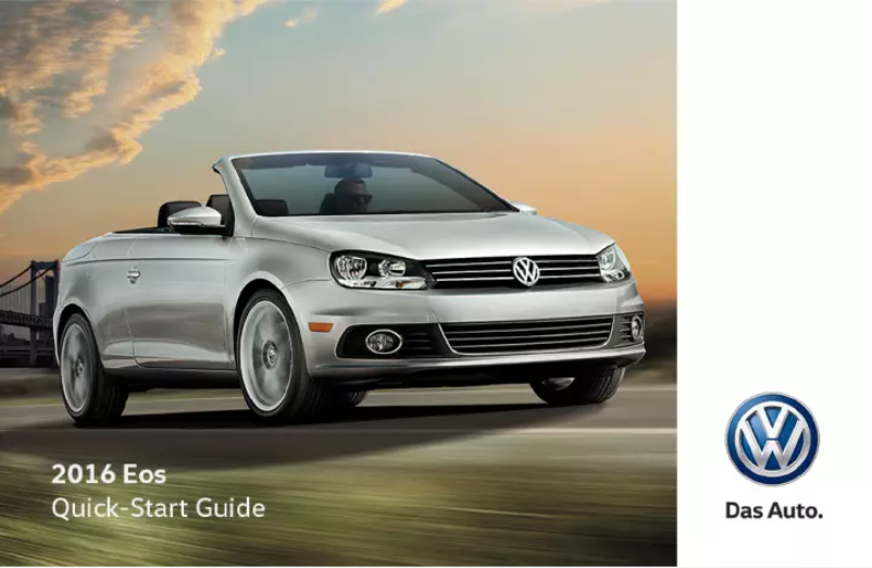 Página 1 del manual Manual de usuario Volkswagen Eos (2016)