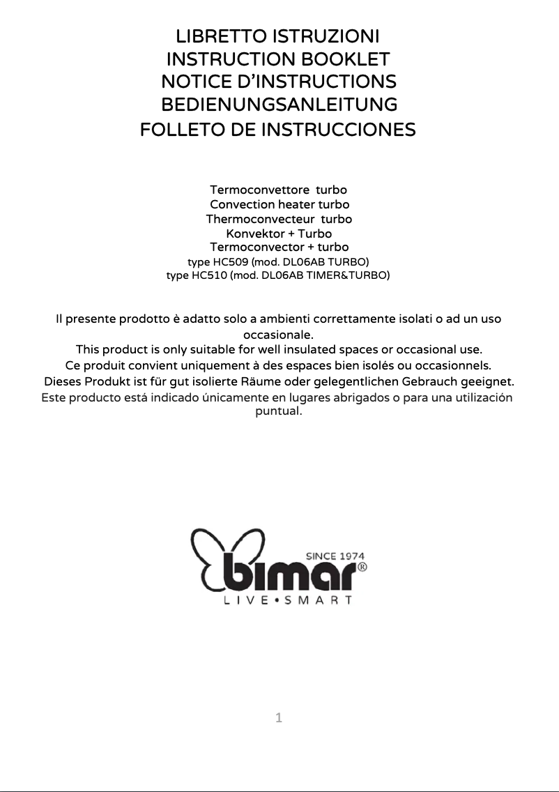 Imagen de la primera página del manual del dispositivo HC510