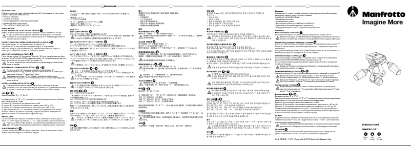 Página 1 del manual Manual de usuario Manfrotto MK190GOC4-3WX