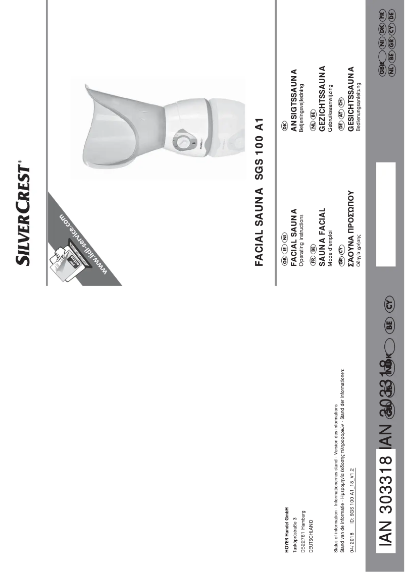 Página 1 del manual Manual de usuario SilverCrest SGS 100 A1