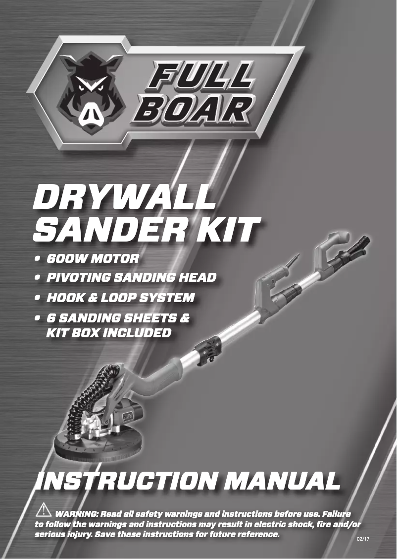 Página 1 del manual Manual de usuario Full Boar FBDWS-6100U