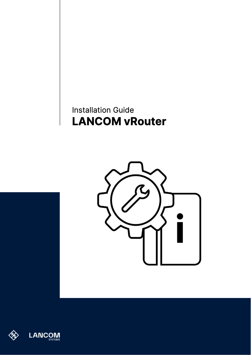 Página nº 1 - Guía de instalación Lancom vRouter