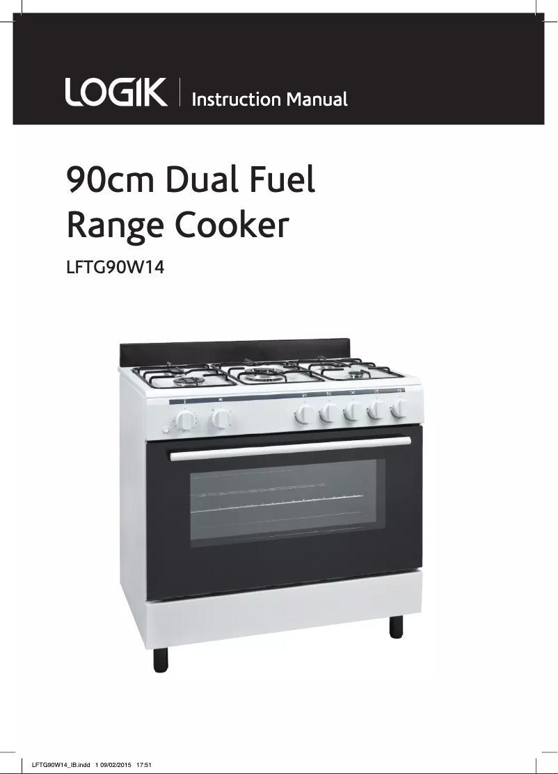 Imagen de la primera página del manual del dispositivo LFTG90W14