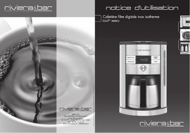 Imagen de la primera página del manual del dispositivo BCF560