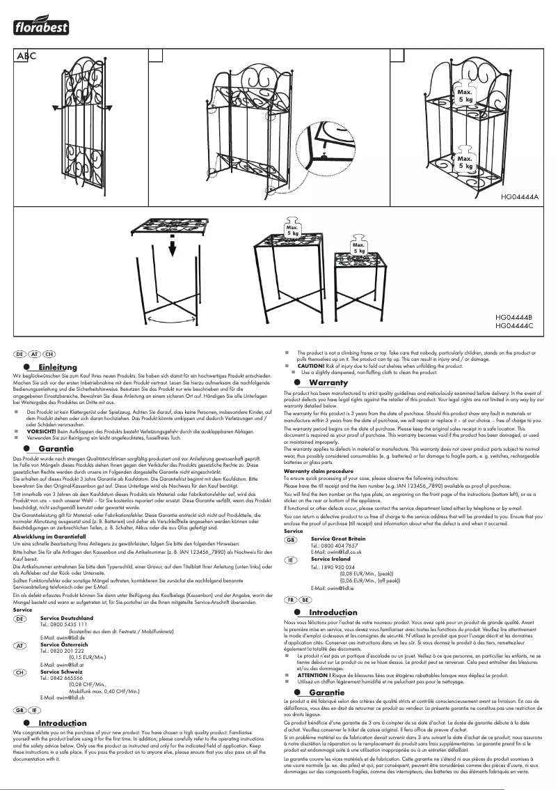 Imagen de la primera página del manual del dispositivo IAN 327435
