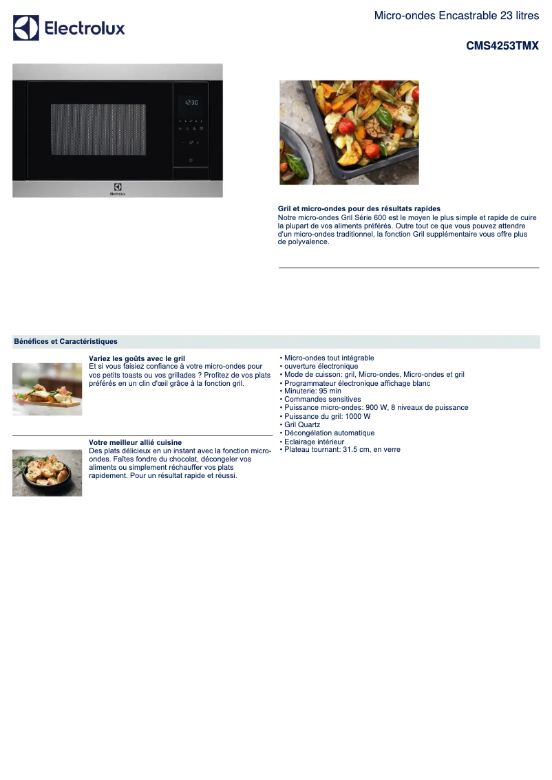 Imagen de la primera página del manual del dispositivo CMS4253TMX