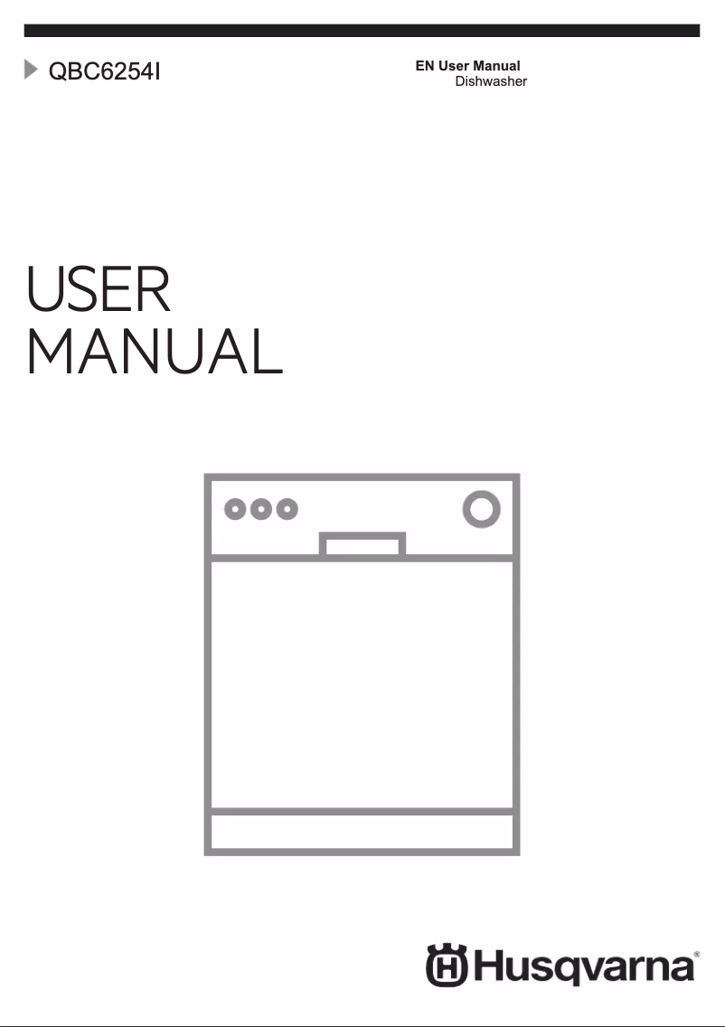 Página 1 del manual Manual de usuario Husqvarna QBC6254I