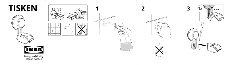 Página 1 del manual Manual de usuario Ikea TISKEN 904.003.05
