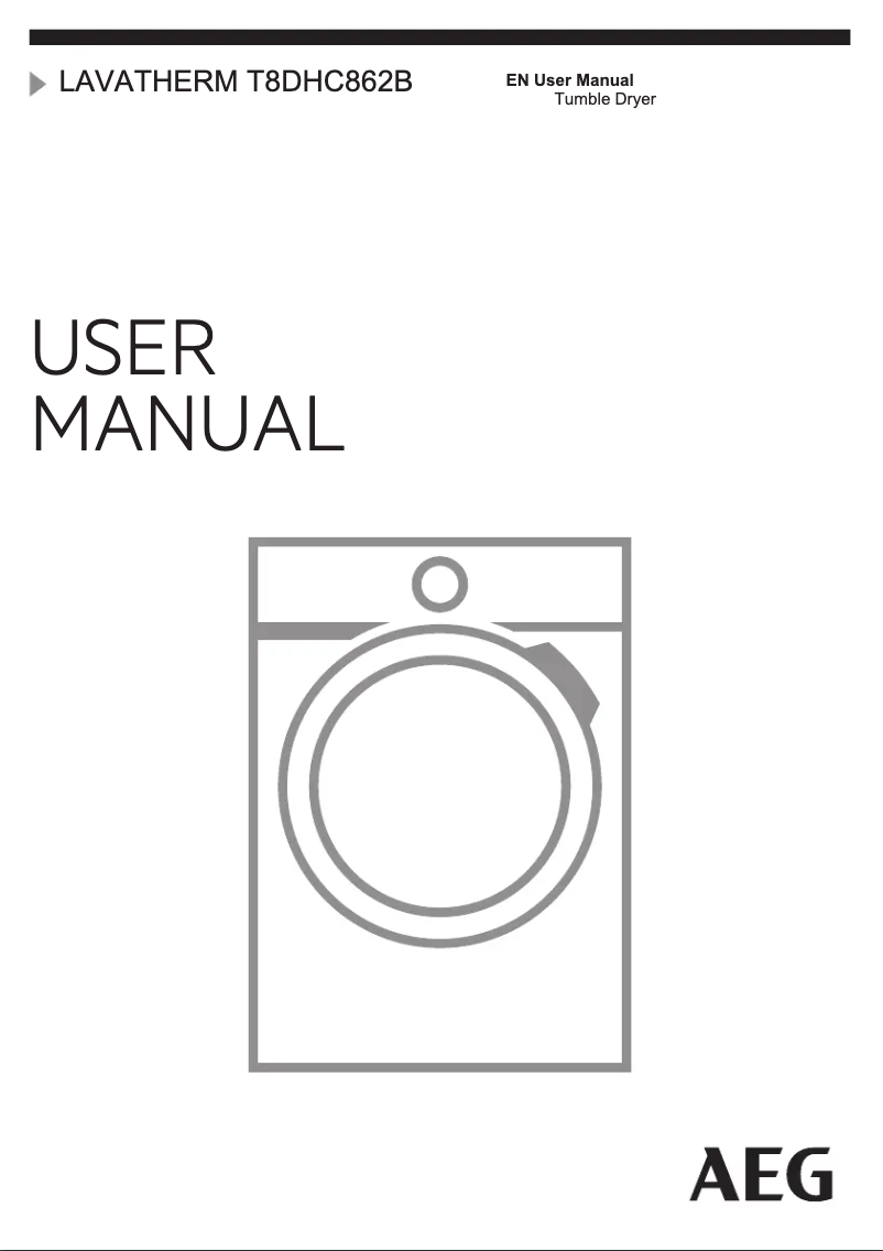 Imagen de la primera página del manual del dispositivo T8DHC862B