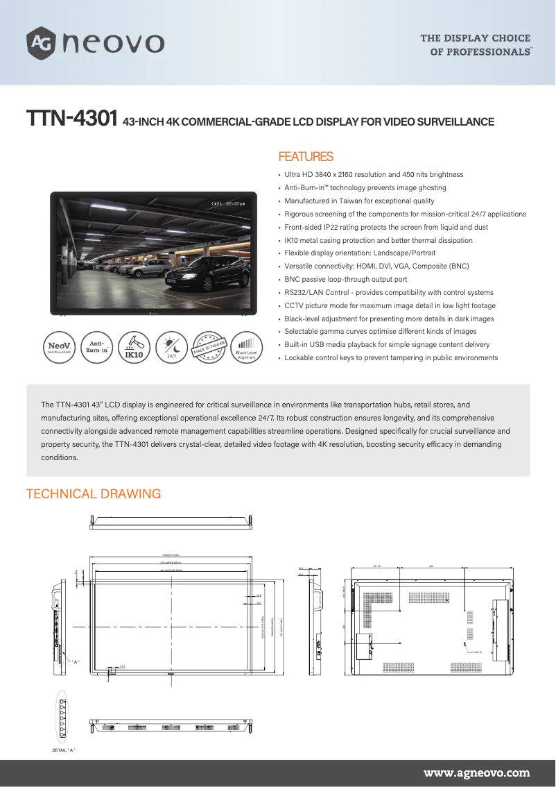 Imagen de la primera página del manual del dispositivo TTN-4301