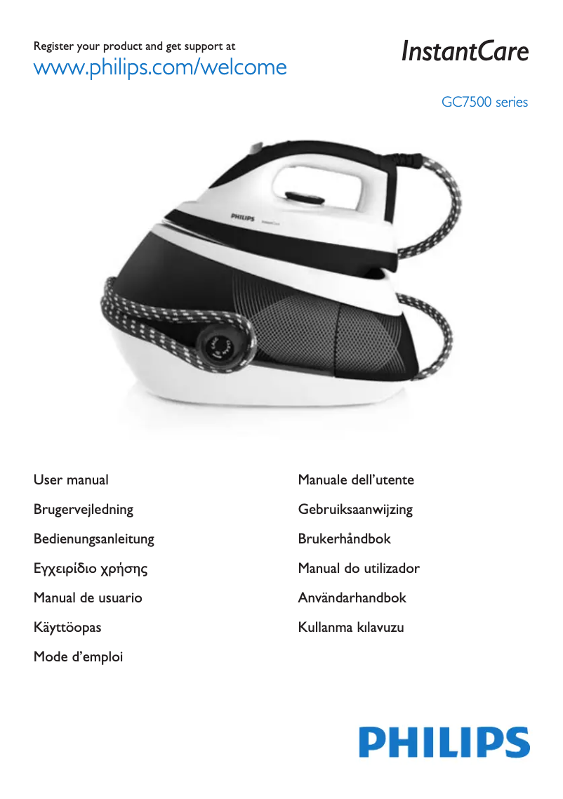 Imagen de la primera página del manual del dispositivo InstantCare