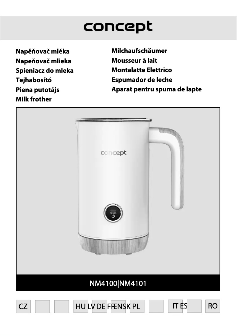 Página 1 del manual Manual de usuario Concept NM4100