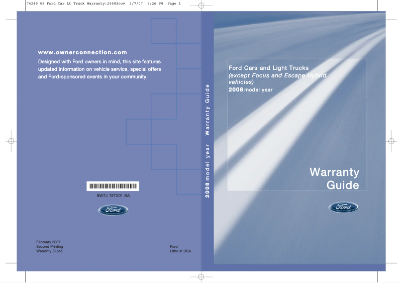 Imagen de la primera página del manual del dispositivo F-550 (2008)