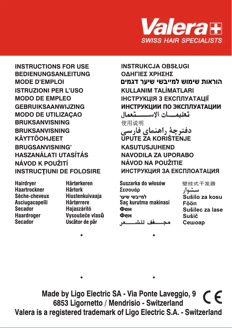 Página 1 del manual Manual de usuario Valera Silent Jet 8500