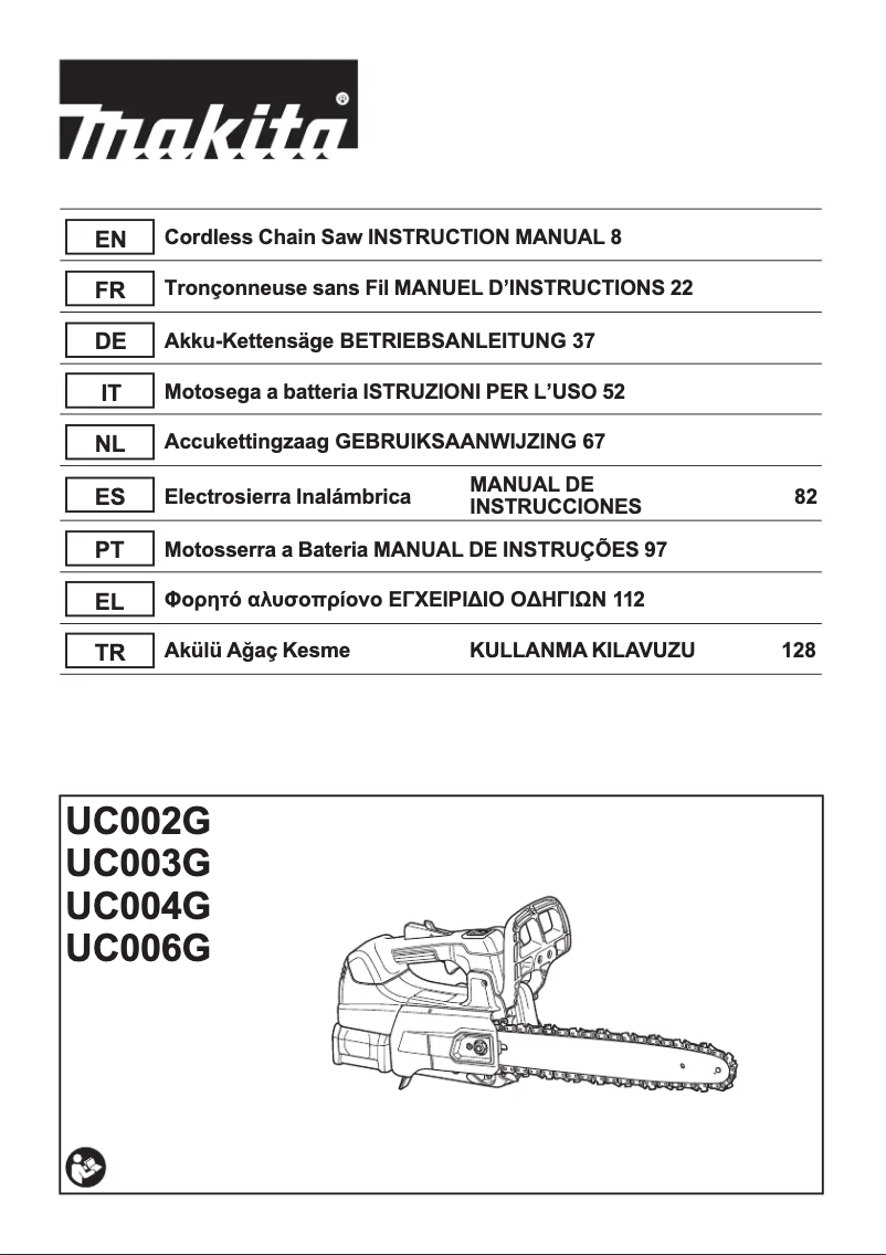 Imagen de la primera página del manual del dispositivo UC003G