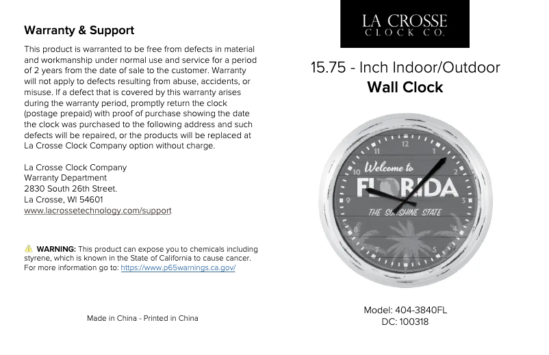 Imagen de la primera página del manual del dispositivo 404-3840MI