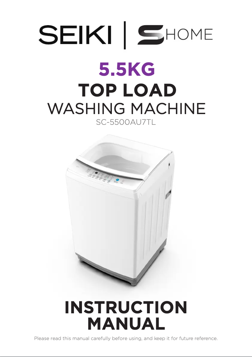 Imagen de la primera página del manual del dispositivo SC-5500AU7TL