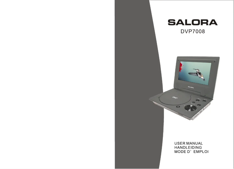 Imagen de la primera página del manual del dispositivo DVP7008