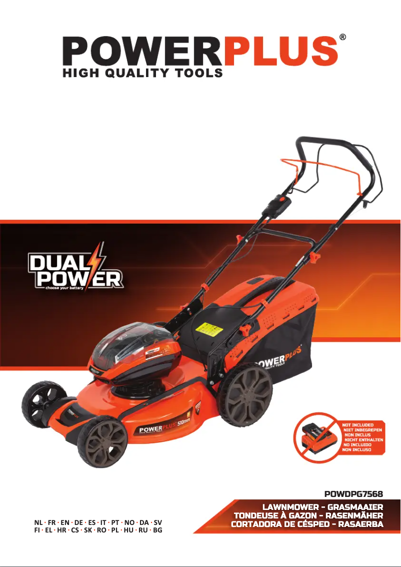 Imagen de la primera página del manual del dispositivo POWDPG7568