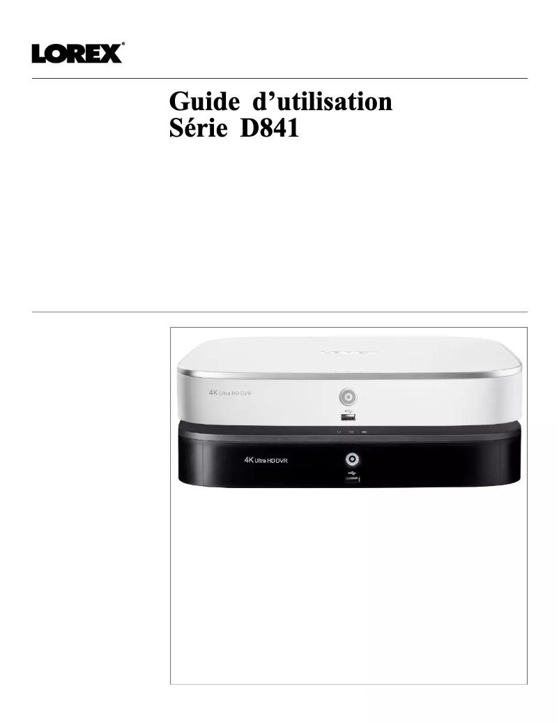 Imagen de la primera página del manual del dispositivo D841A81