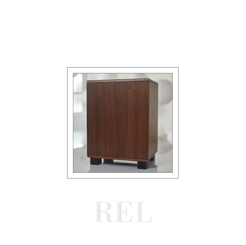 Página 1 del manual Manual de usuario REL Acoustics Classic 99