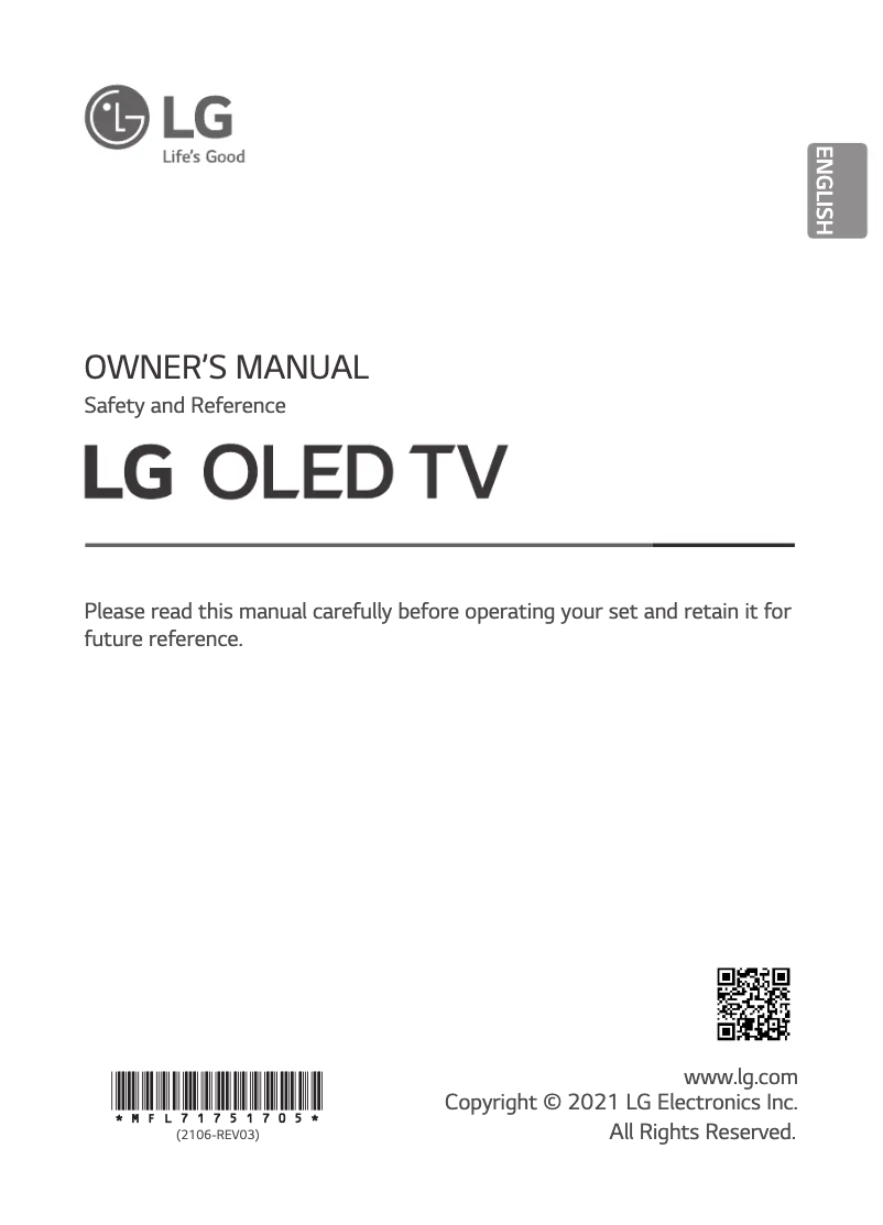 Página 1 del manual Manual de usuario LG OLED65C14LB