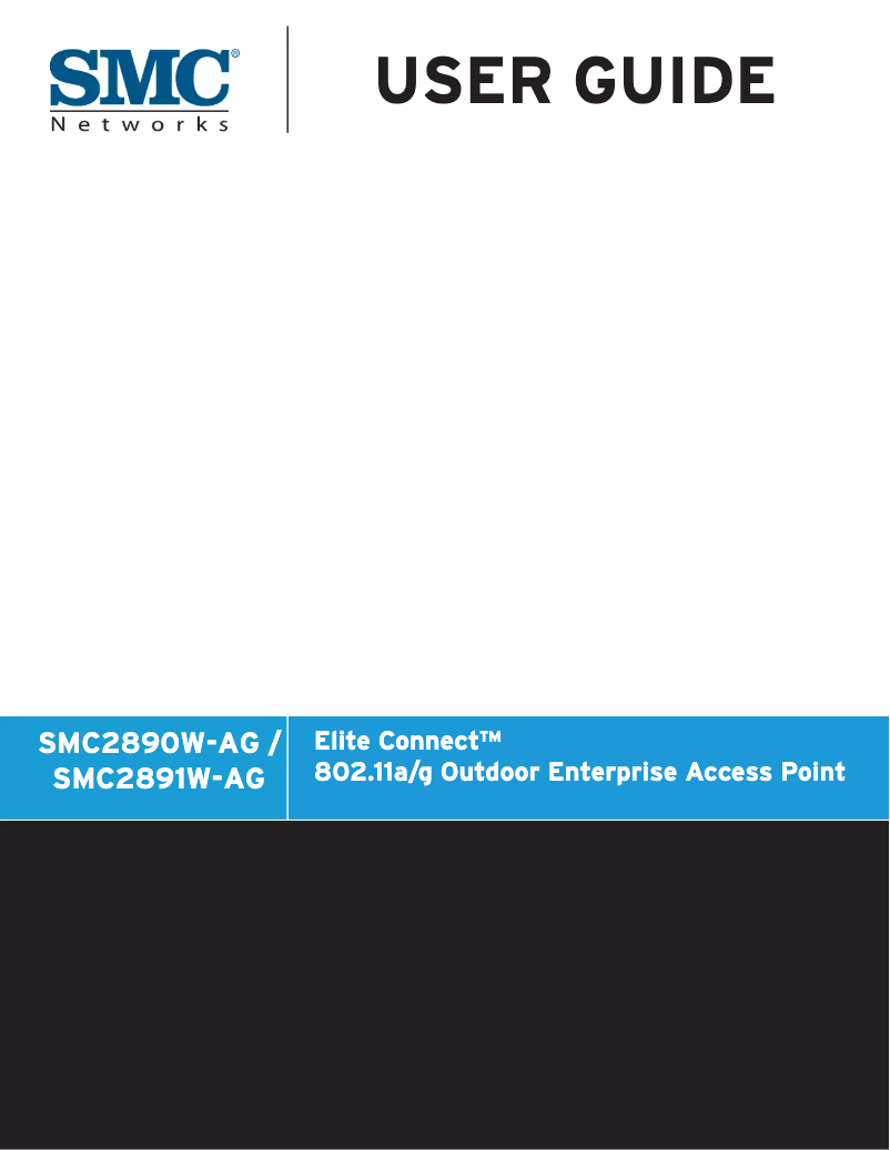 Página 1 del manual Manual de usuario SMC EliteConnect Wireless Bridge
