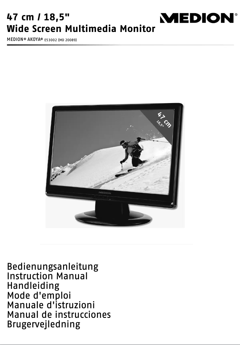 Página nº 1 - Manual de usuario Medion Akoya E53002 (MD 20089)
