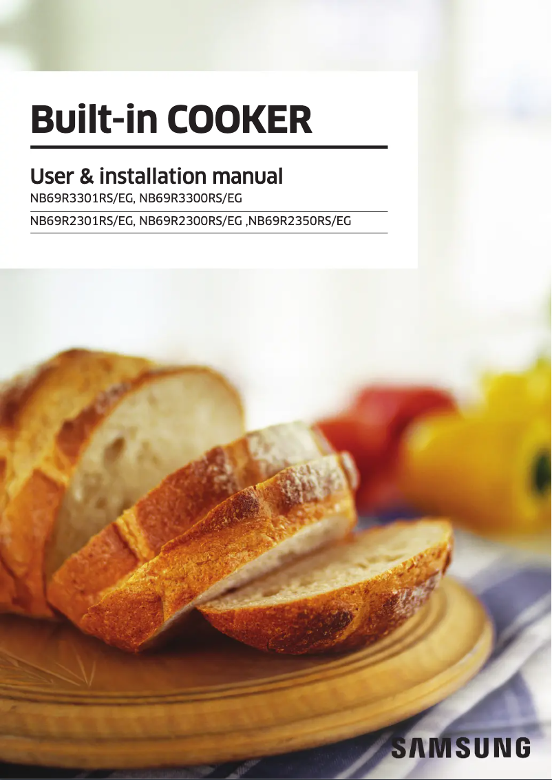 Imagen de la primera página del manual del dispositivo NB69R2350RS/EG