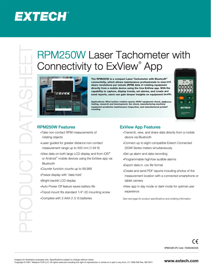Imagen de la primera página del manual del dispositivo RPM250W