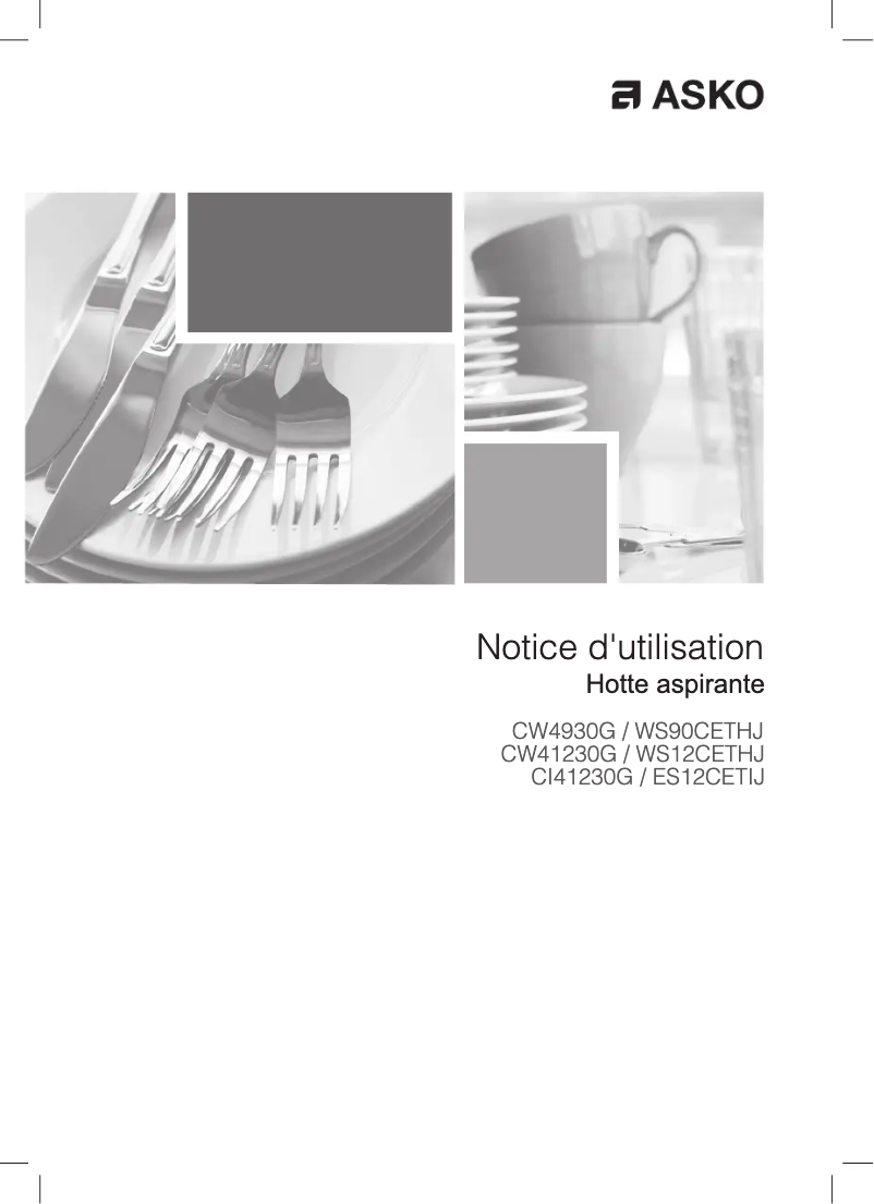 Página 1 del manual Manual de usuario Asko CI41230G