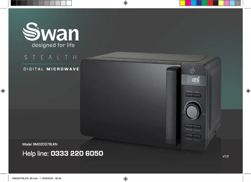 Página 1 del manual Manual de usuario Swan SM22037LBLKN