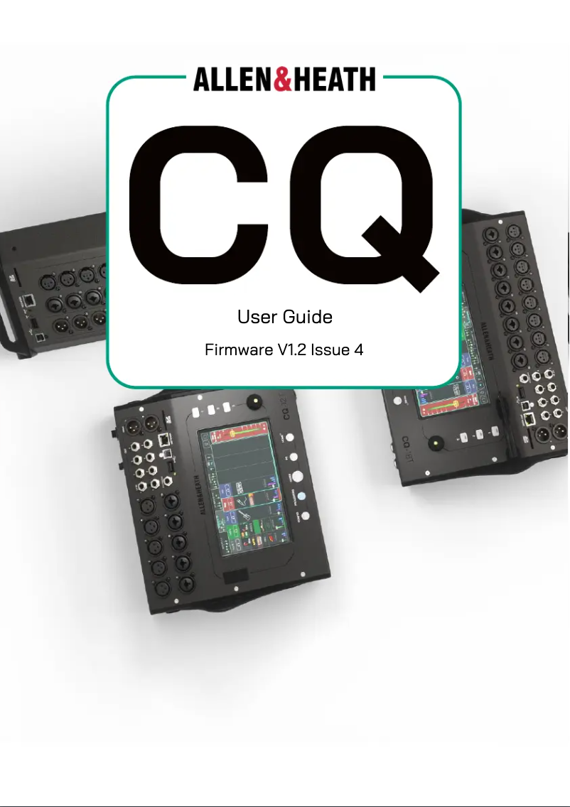 Página 1 del manual Manual de usuario Allen & Heath CQ-12T