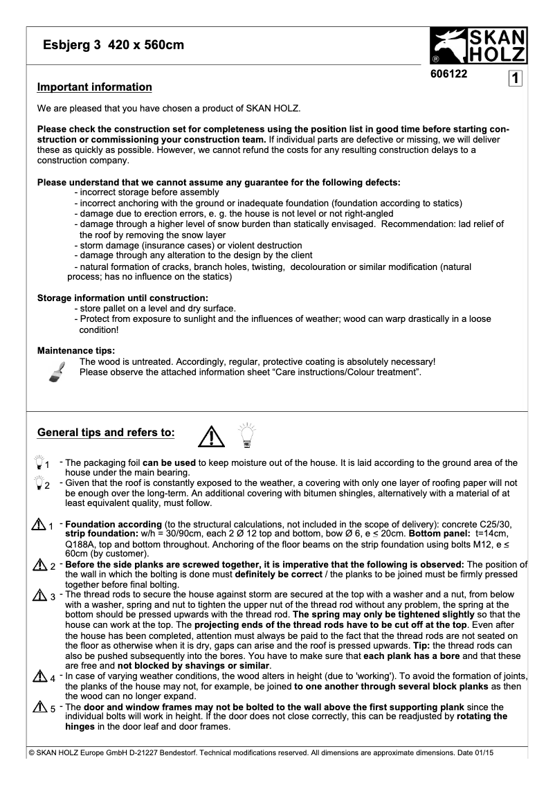 Imagen de la primera página del manual del dispositivo Esbjerg 3