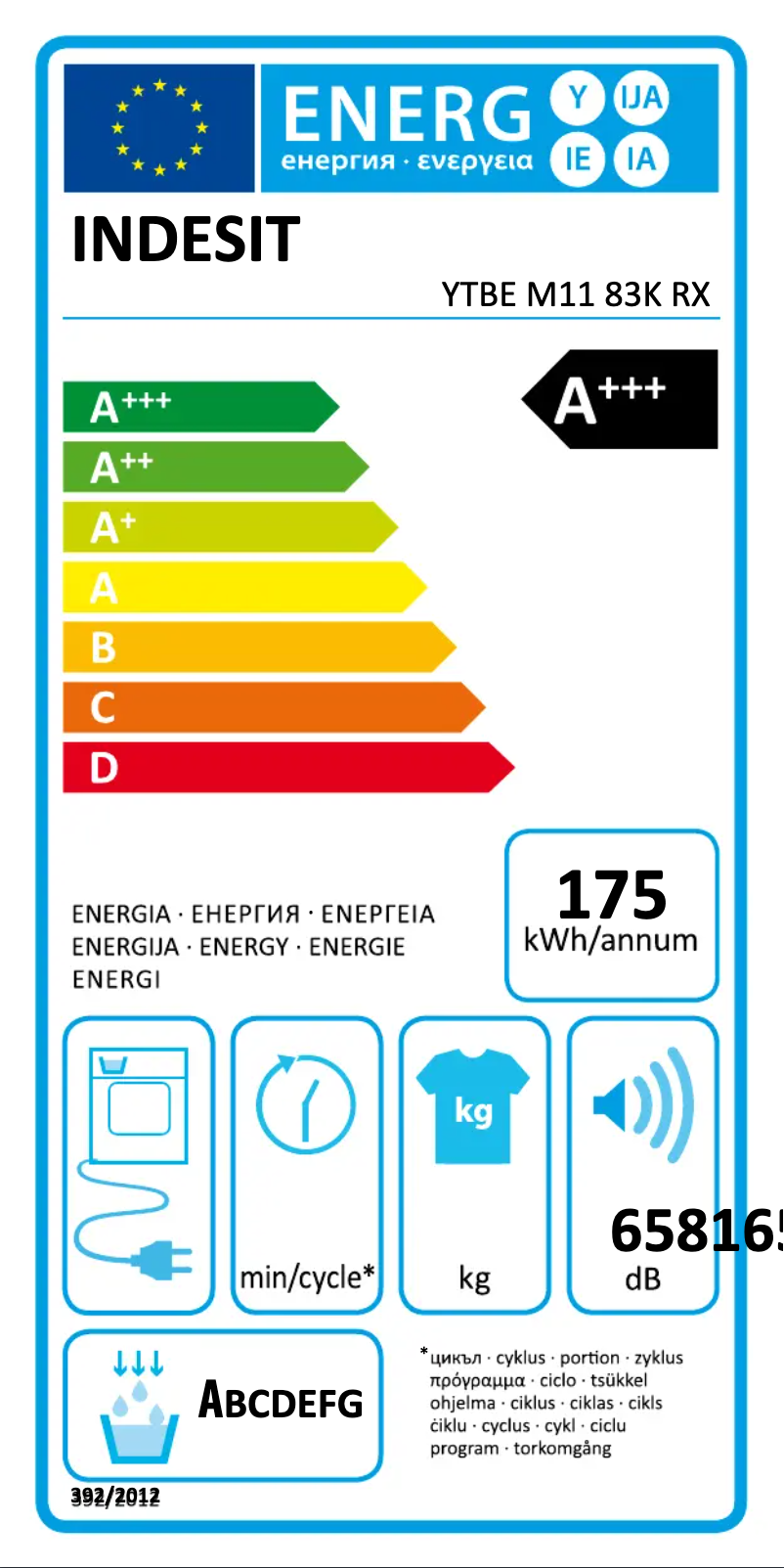 Imagen de la primera página del manual del dispositivo YTBE M11 83K RX