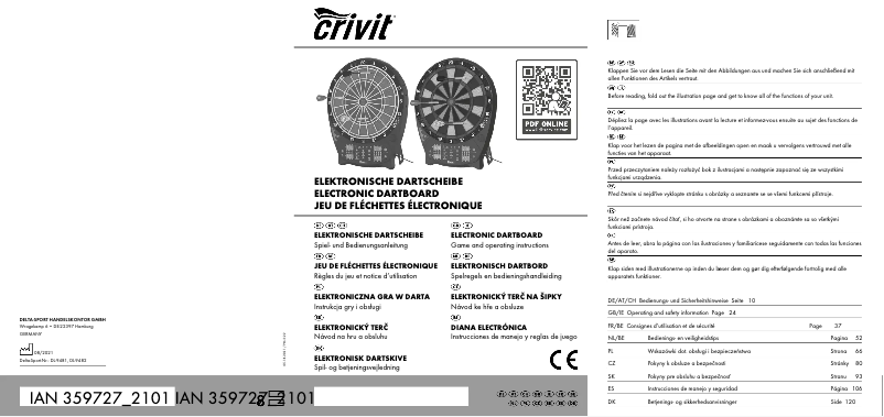 Página 1 del manual Manual de usuario Crivit IAN 67074