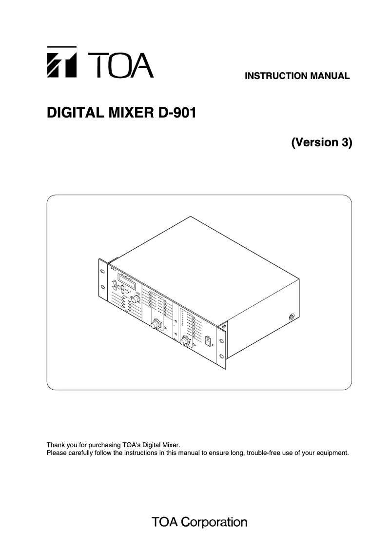 Imagen de la primera página del manual del dispositivo D-901