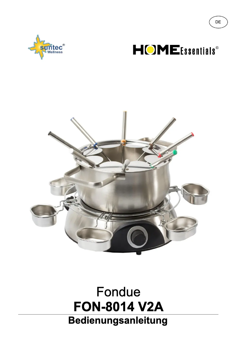 Página 1 del manual Manual de usuario Suntec FON-8014 V2A