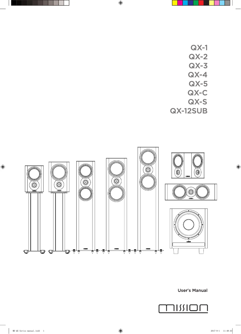 Imagen de la primera página del manual del dispositivo QX-1 MKII