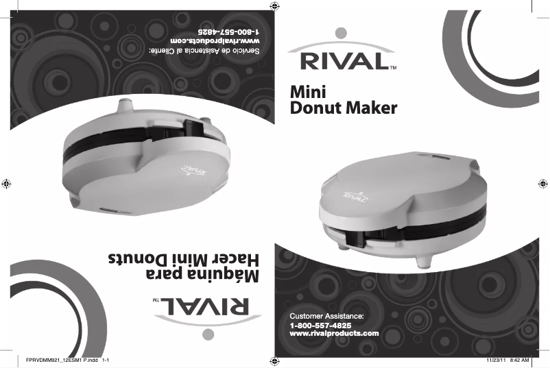 Imagen de la primera página del manual del dispositivo FPRVDMM921