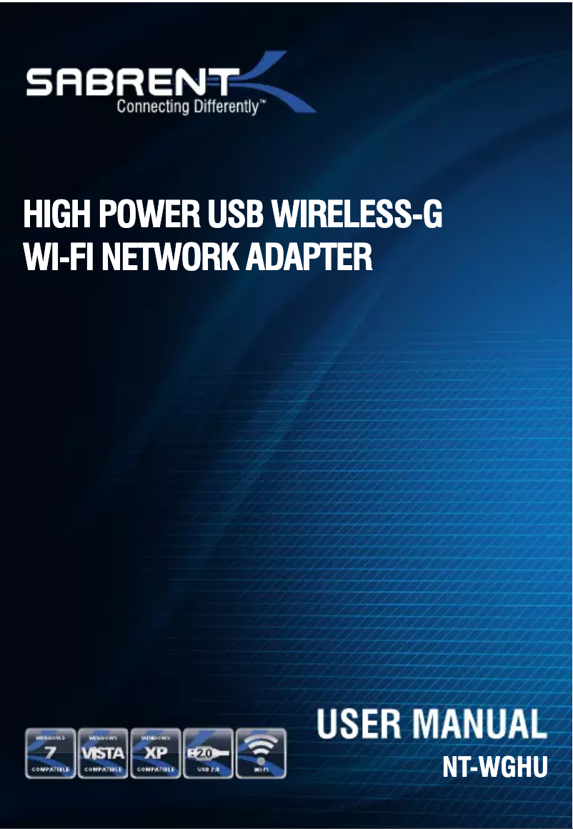 Página nº 1 - Manual de usuario Sabrent NT-WGHU